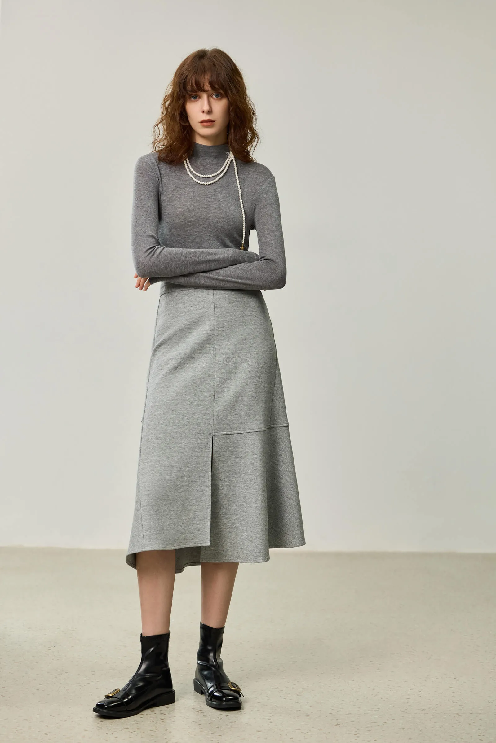 LILY Versatile Lyocell Long Sleeve T-Shirt