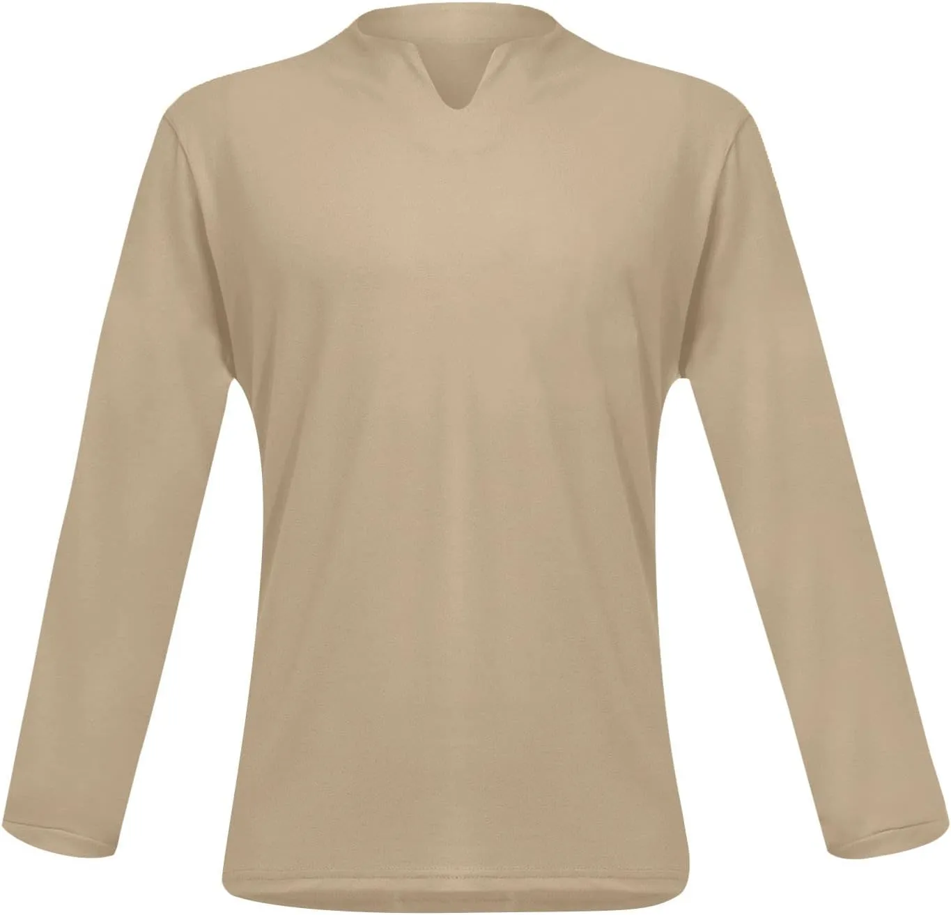 Long Sleeve T Shirt Men Big and Tall Oversized V Neck Fall Shirts Baggy Solid Shirts Big and Tall Fall Tshirts